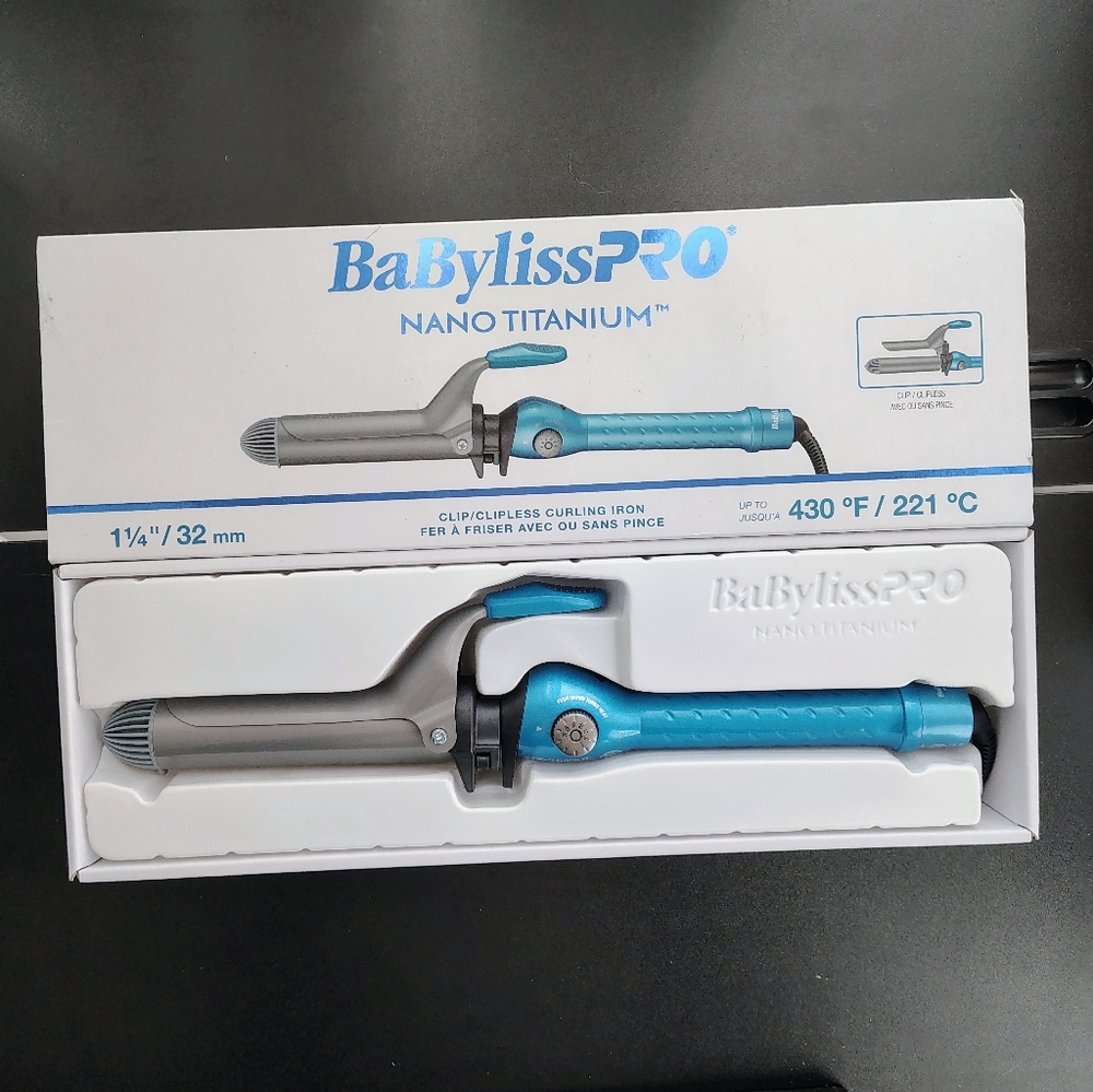 🆕 BaBylissPRO Nano Titanium Curling Iron/Wand